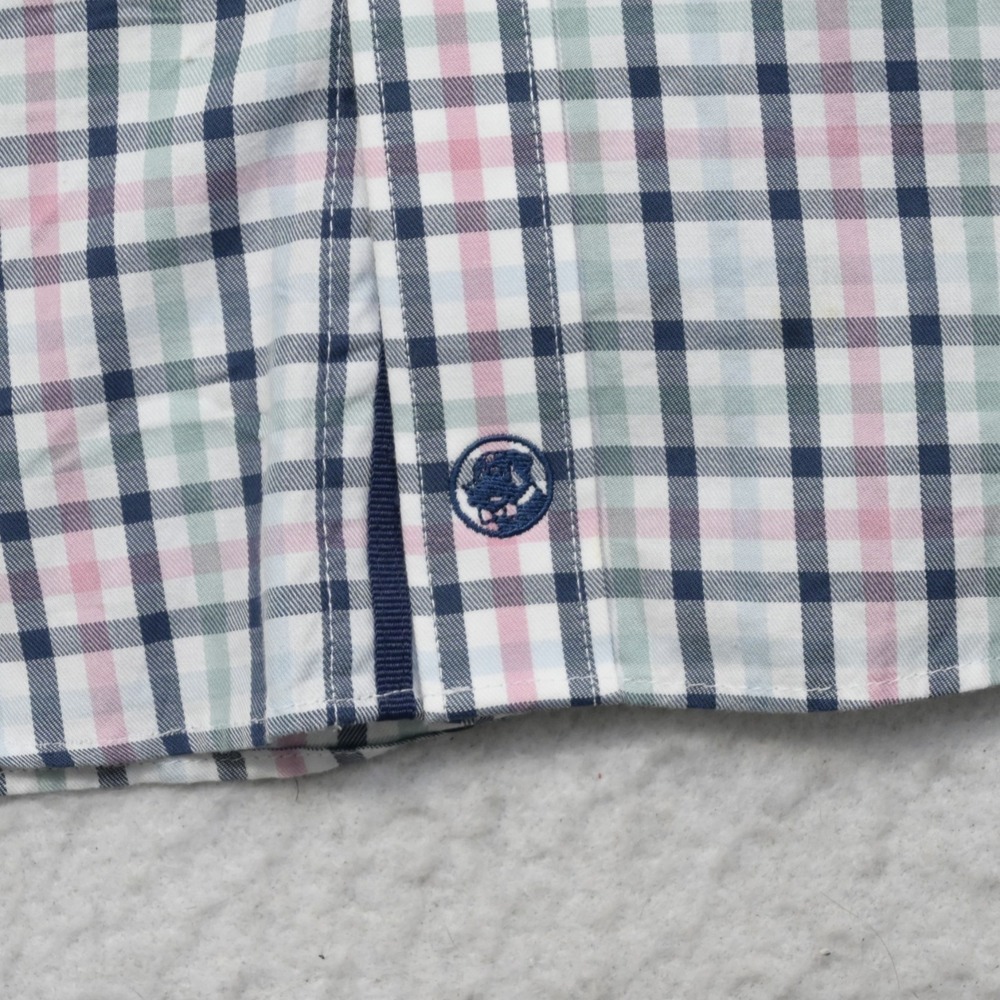 Southern Proper Dress Shirt Plaid Long Sleeve Button Up Mens Size Medium - Picture 6 of 11